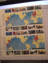 US Stamps/Postage/Sheets Sc #2697 WW II 1942 dbl sheet MNH F-VF OG FV $5.80 - £5.40 GBP
