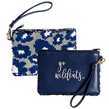 Kentucky Claire 2 sided Vegan Leather - Sequin Clutch Wristlet by Desden - £12.38 GBP