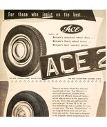 1957 Cornercroft Ace 2 Tires Import Advertisement Autocar Automobilia DWPP2 - $556.74 MXN