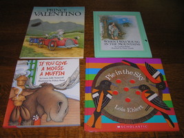 Lot Ehlert Pie In The Sky Numeroff Give A Moose A Muffin Bos Prince Valentino - £11.25 GBP