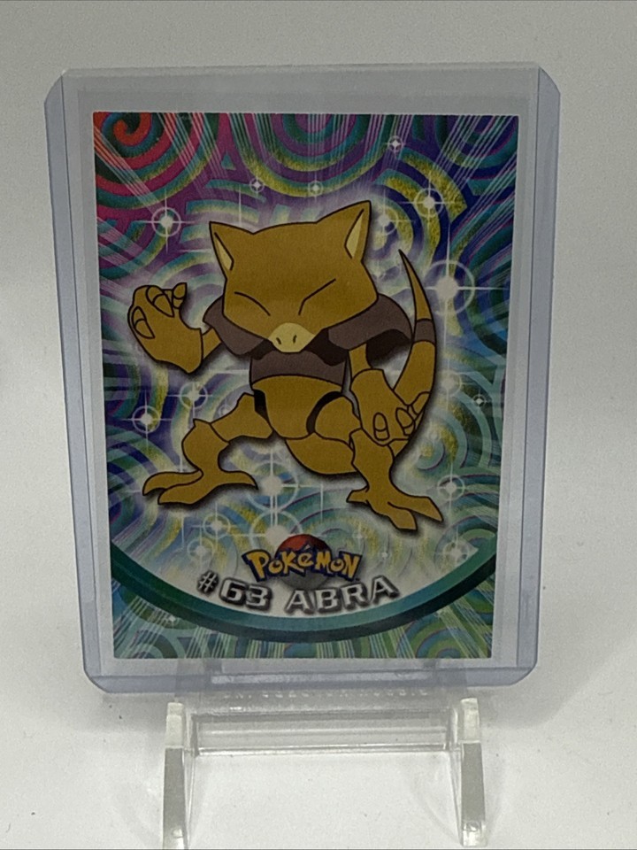 Abra Pokemon Topps TV Animation Edition #63 Blue Logo - $2.38