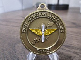 US Army 78th Aviation Battalion Ninja Camp Zama Japan Challenge Coin #680M - £13.17 GBP