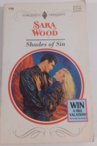 shades of sin by sara wood 1995 harlequin paperback good - £4.73 GBP