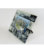 Glass Photo Frame New York City Urban Scape, Blue Highlights, 4&quot;x6&quot;, Ziz... - $17.41 CAD
