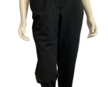 J.Jill Women&#39;s Ponte Slim Leg Slacks Ankle Black With Pockets Large - $21.84