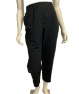 J.Jill Women&#39;s Ponte Slim Leg Slacks Ankle Black With Pockets Large - €18,69 EUR