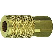 Amflo C20-23B Coupler, 1/4" I/M Design, 3/8" FNPT, Brass Plated - $12.95