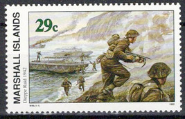 Marshall Islands 322 MNH WWII Dieppe Raid 1942 Marines ZAYIX 0124S0065M - £1.17 GBP