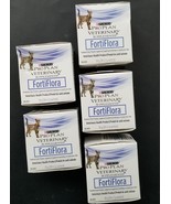5 Purina FortiFlora Feline Supplement 5 Boxes Of 30 1g Sachets. BB April... - $91.53