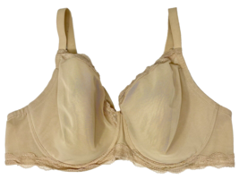 Natori Women&#39;s Underwire Bra Beige with Lace Trim 44DD - $433.30 MXN