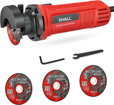 SHALL 3 Inch High-Speed Cut off Tool, 3.5 Amp Metal Cutter Tool with 3Pcs Multif - £41.16 GBP