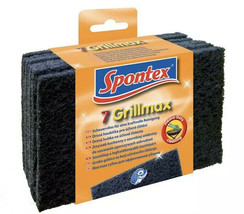 Spontex GRILLMAX BBQ grill Set of 7 sponges / scourers  -FREE SHIPPING - £9.28 GBP