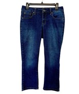 Bandolino Jeans Tatyana Womens Size 4 Dark Wash Embroidered Pockets Capr... - €10,29 EUR