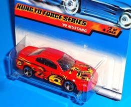 Hot Wheels 2000 Kung Fu Force Series #34 &#39;99 Mustang Red w/ 3SPs - £2.37 GBP