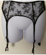 Journelle Romy Suspender belt &amp; stockings Black Style Jou245 Size X-Small - $418.21 MXN