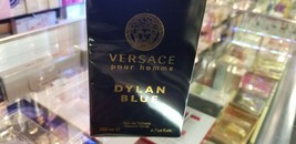 Versace Pour Homme Dylan Blue 6.7 Oz 200 Ml Edt Eau De Toilette Spray Men Sealed - £95.56 GBP
