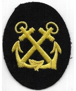  Vintage East Germany Kriegsmarine Steuermanns (Helmsman) Embroidered Patch - $12.00