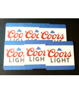 Coors Light Made to Chill Square Paper Beverage Coasters Breweriana 2021... - £7.46 GBP