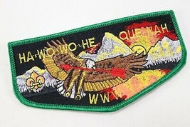 Vtg  Ha-Wo-Wo-He-Que&#39;-Nah 544 OA Order Arrow WWW Boy Scouts America Flap... - £9.18 GBP