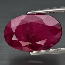 Ruby. 5.5 cwt. Natural Earth Mined . Appraised $510US. 13.3x8.6x5.4 mm. - £199.37 GBP