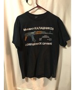 Vintage Automatic AK47 World Massacre Tour Black Size L T-shirt - £110.61 GBP