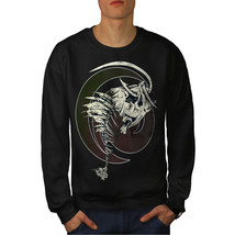 Wellcoda Fish Bone Skeleton Mens Sweatshirt, Tattoo Casual Pullover Jumper - £23.90 GBP+