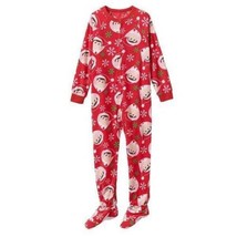 Girls Pajamas Christmas The Elf On The Shelf Red 1 Pc Footed Fleece-size 4 - £14.28 GBP