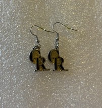 Colorado Rockies Woman’s Earrings Brand New With Stopper Mlb Baseball - $4.94