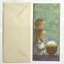 Vintage c1940 Happy Christmas Card Art Guild of Williamsburg 5X344 No23 NOS - £7.07 GBP