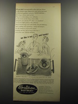 1956 Salton Hotray Ad - We like it hot and handy - £14.50 GBP