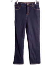 Gloria Vanderbilt Amanda Straight Leg Jeans Dark Wash Womens Size 6 Petite - £11.61 GBP