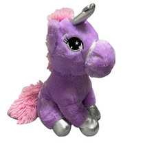 Unicorn Kellytoy Purple &amp; Gray 12” Plush - £11.92 GBP