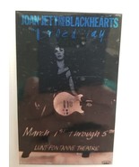 JOAN JETT - VINTAGE ORIGINAL FOIL LAMINATE TOUR CONCERT BACKSTAGE PASS *... - £16.54 GBP