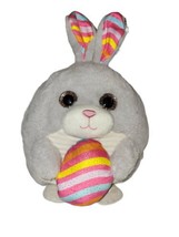 HugFun Bunny Rabbit Round Ball Easter Egg Glitter eyes Purple  11” - £7.08 GBP