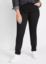 JOHN BANER Straight Leg Black Denim Jeans  UK 22 PLUS Size   (fm46-4) - £11.59 GBP