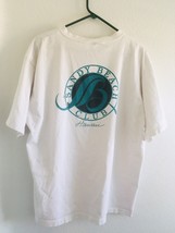 Single Stitch Vtg Crazy Shirt 90&#39;s Sandy Beach Club Hawaii Distressed Size XL - £30.26 GBP