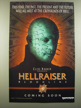 1996 Hellraiser Bloodline Movie Ad - This year, the past, the present - £14.78 GBP
