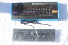 Adesso AKB-640EB Programmable Mechanical Gaming Keyboard mar23 #H - $64.35