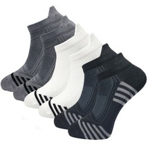 Mens Bamboo Ankle Socks with Heel Tab Low Cut Thin Athletic Performance ... - £18.01 GBP+