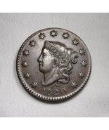 1820 Small Date Large Cent XF Coin AN671 - £309.90 GBP