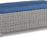 Signature Design by Ashley Naples Beach Casual Outdoor Bench with Cushio... - $407.99