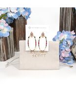 Kendra Scott Essie Gold Multicolor Pave CZ Open Frame Earrings NWT - $124.80 CAD