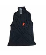 New Jones New York Women&#39;s Long Sleeve Scrunched Neck Top Black Size M - $199.36 MXN