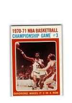 1971-72 Topps Set-Break #135 NBA Playoffs Game 3 - £5.34 GBP