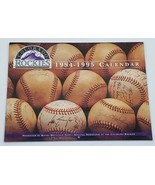 Vtg Colorado Rockies Baseball Team Wall Calendar Inaugural Year 1993 199... - $276.07 MXN
