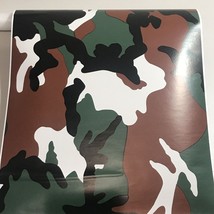 1FT x 5FT Camo Vinyl Wrap Auto Sticker Decal Film Roll for Cars Laptops - $8.99