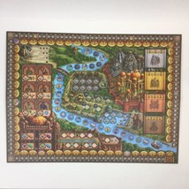 Rajas Of The Ganges 2-Sided Game Board Only Designed By Inka &amp; Markus Brand Used - £11.94 GBP