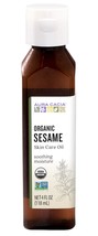 Aura Cacia Organic Skin Care Oil, Protecting Sesame, 4 Fluid Ounce - £14.38 GBP