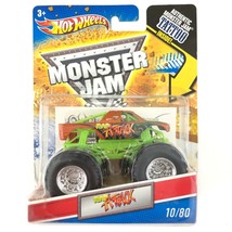 Hot Wheels Monster Jam Monster Truck RAP ATTACK 4x4 Die Cast 1/64 +Tattoo Inside - £20.65 GBP