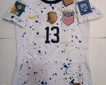 Alex Morgan #13 USA USWNT 2023 World Cup Patches White Home Womens Socce... - $70.00